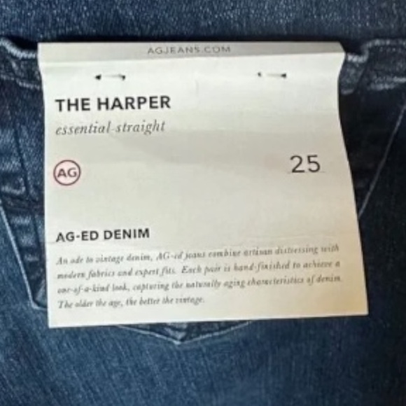 AG ADRIANO GOLDSCHMIED HARPER ESSENTIAL STRAIGHT LEG JEANS - Picture 4 of 9